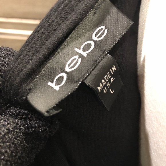 Bebe Black/Red Dress - Picture 4 of 5